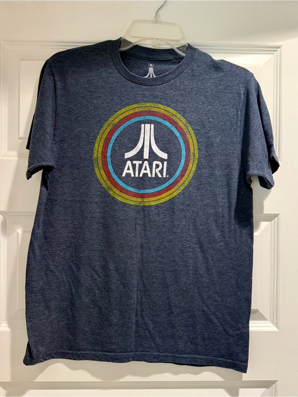 Men's Navy Retro Atari Logo T-Shirt